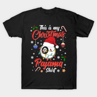 Funny Costume Family This is my Christmas Pool Ball Pajamas T-Shirt